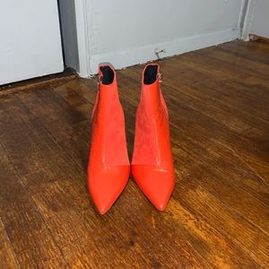 Rag and Bone Patent Leather and Suade Sock Boots